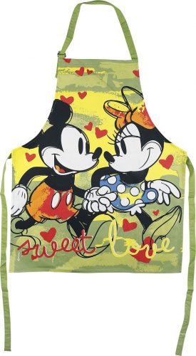 Mickey & Minnie Mouse Micky und Minnie Kuchyňská zástěra vícebarevný