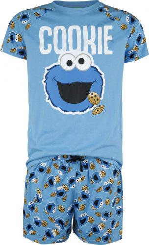 Sesame Street Vintage Cookie Lover pyžama modrá