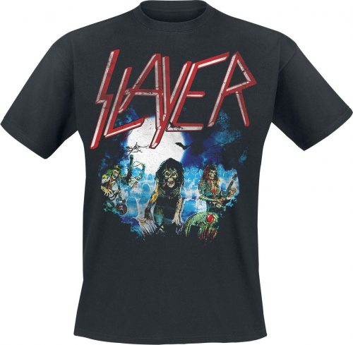 Slayer Live Undead 84 Tričko černá