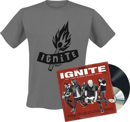 Ignite Ignite LP a CD a tricko černá