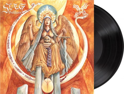Slaegt Goddess LP a plakát černá