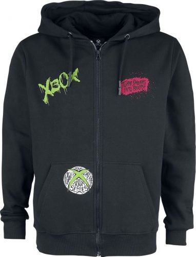 Xbox Logo Mikina s kapucí černá
