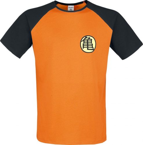 Dragon Ball Z - Kame Symbol Raglánové tričko oranžová/cerná