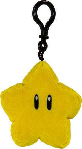 Super Mario Mario Kart - Super Star (Club Mocchi-Mocchi) Klíčenka žlutá