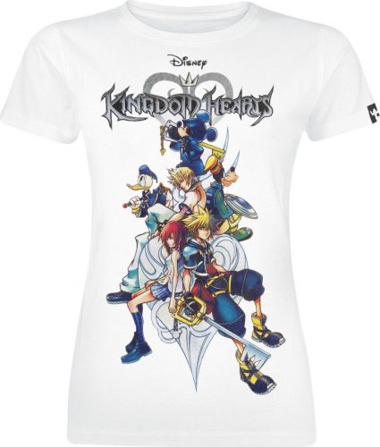 Kingdom Hearts 2 - Group Dámské tričko bílá