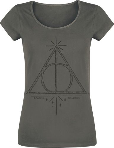 Harry Potter Deathly Hallows Dámské tričko khaki