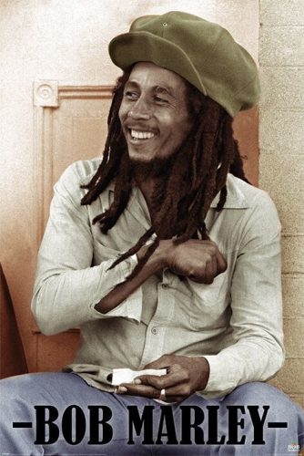 Bob Marley Rolling Papers plakát vícebarevný