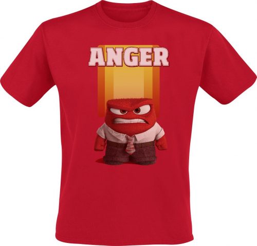 Inside Out Anger Tričko červená