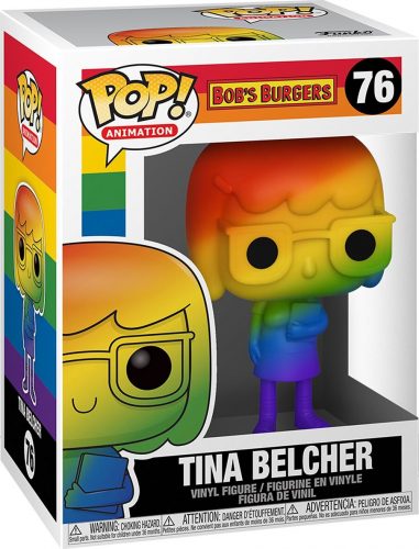 Bob's Burgers Vinylová figurka č. 76 Pride 2020 - Tina Belcher (Rainbow) Sberatelská postava standard