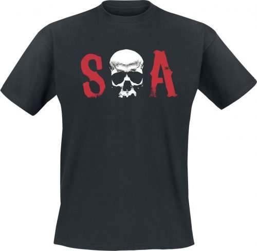 Sons Of Anarchy Skull Tričko černá