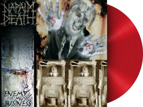 Napalm Death Enemy Of The Music Business LP červená