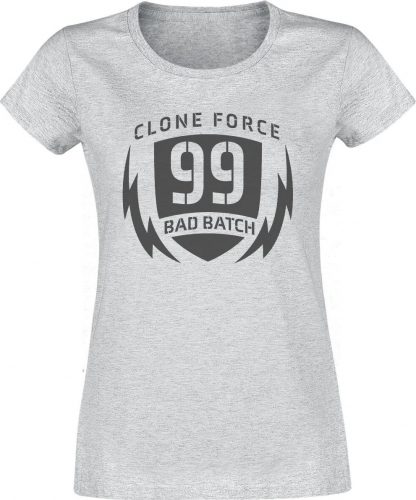 Star Wars The Bad Batch - Clone Force Dámské tričko šedá