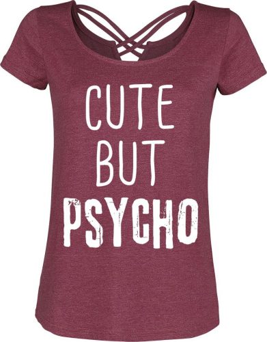 Cute But Psycho Dámské tričko červená