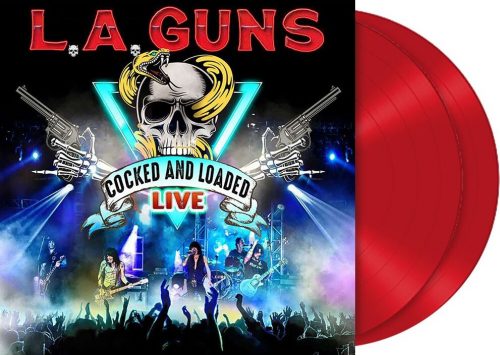 L.A. Guns Cocked and loaded (Live) 2-LP červená