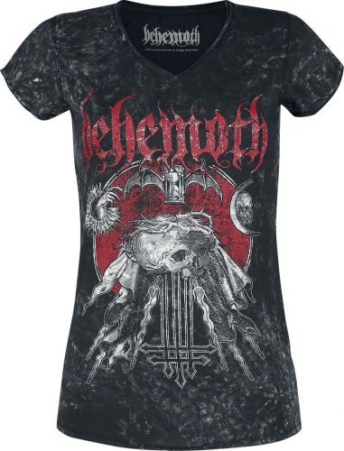 Behemoth Profane Skull Dámské tričko černá/použitý vzhled