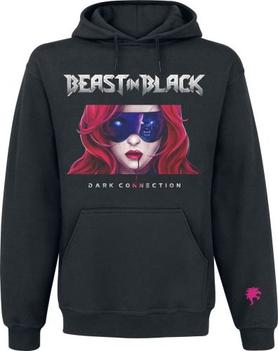 Beast In Black Cover Mikina s kapucí černá