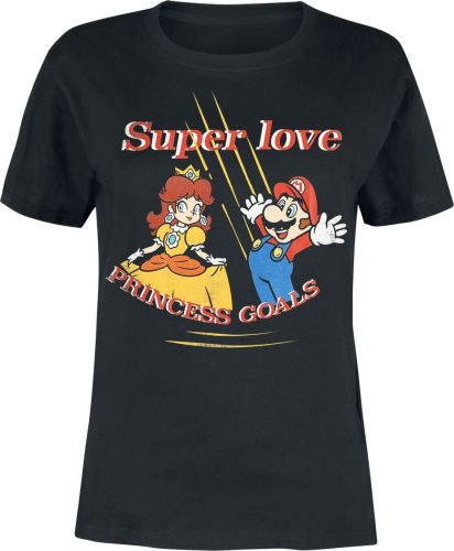 Super Mario Super Love Dámské tričko černá
