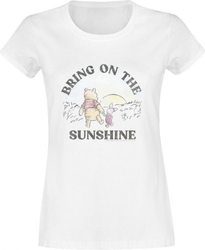 Winnie The Pooh Bring On The Sunshine Dámské tričko bílá