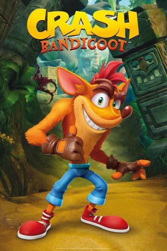 Crash Bandicoot Classic Crash plakát vícebarevný