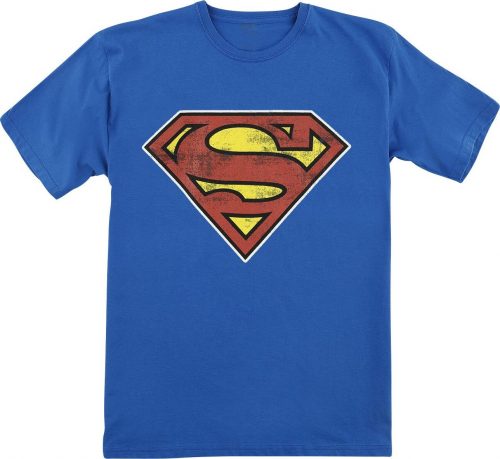 Superman Kids - Classic Logo detské tricko modrá