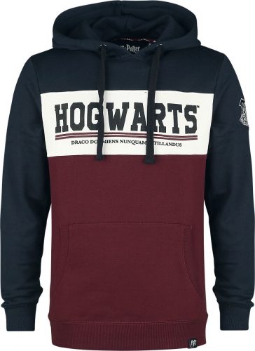 Harry Potter Hogwarts Mikina s kapucí vínovočervená-námornícka