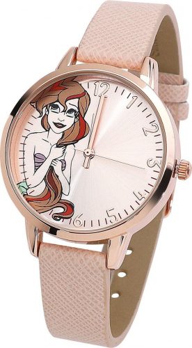 Ariel - Malá mořská víla Ariel Náramkové hodinky světle růžová