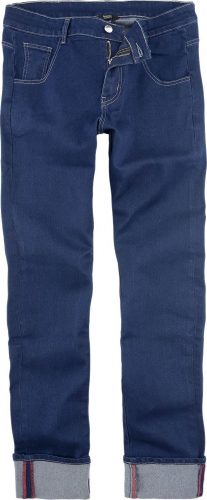 Banned Alternative Slim kalhoty Rockabilly Kalhoty světle modrá