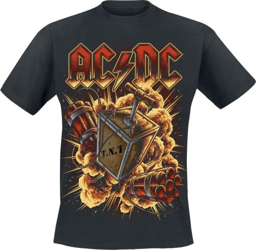 AC/DC TNT Explosion Tričko černá