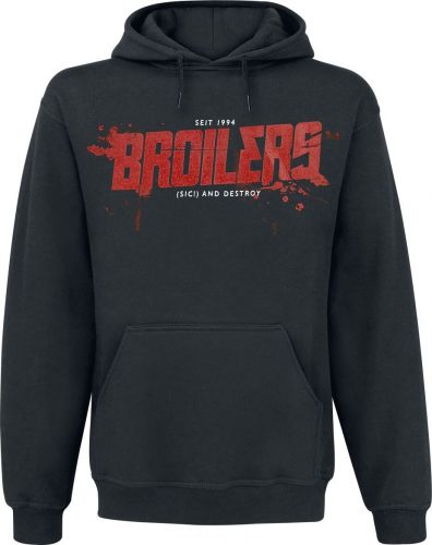 Broilers (Sic!) And Destroy Mikina s kapucí černá