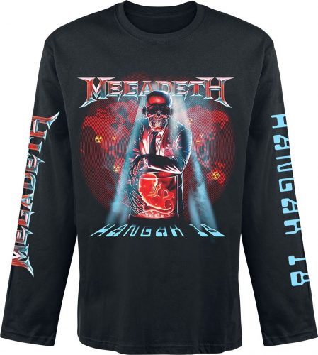Megadeth Vic Hangar Tričko s dlouhým rukávem černá
