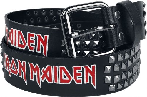 Iron Maiden Logo - Gürtel Opasky černá