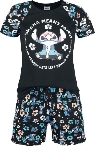 Lilo & Stitch Ohana Means Family - Circle pyžama vícebarevný
