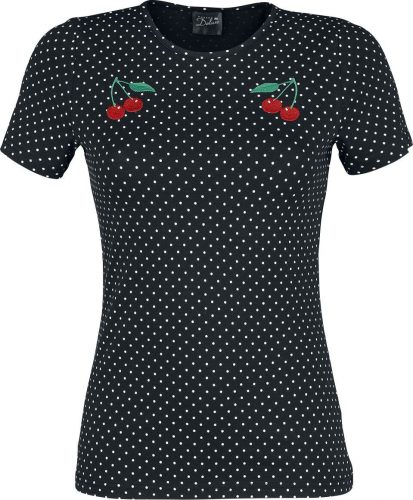 Pussy Deluxe Basic tričko Mini Dots Dámské tričko černá