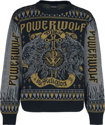 Powerwolf Holiday Sweater 2021 Mikina vícebarevný