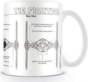 Star Wars Tie Fighter Sketch Hrnek standard