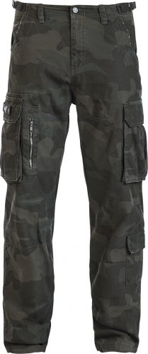 Black Premium by EMP Army Vintage Trousers Kalhoty tmavě maskáčová