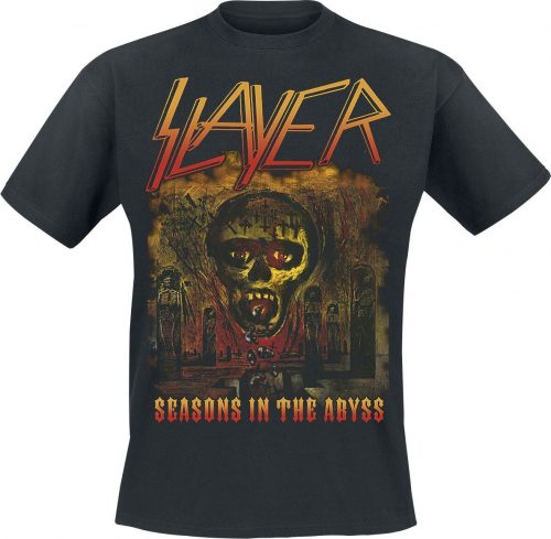 Slayer Seasons In The Abyss Tričko černá
