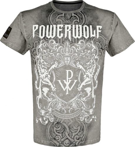 Powerwolf EMP Signature Collection Tričko šedá