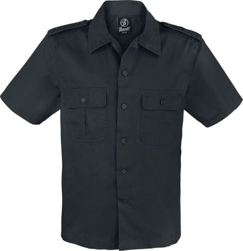 Brandit Košile US s polovičními rukávy Košile černá