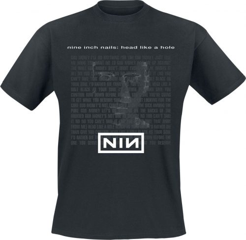 Nine Inch Nails Head Like A Hole Tričko černá