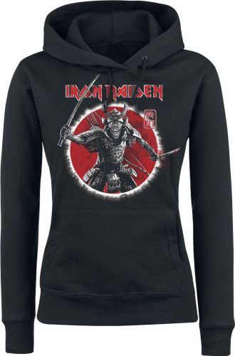 Iron Maiden Eddie Warrior Dámská mikina s kapucí černá
