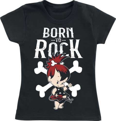 The Flintstones Kids - Born To Rock detské tricko černá