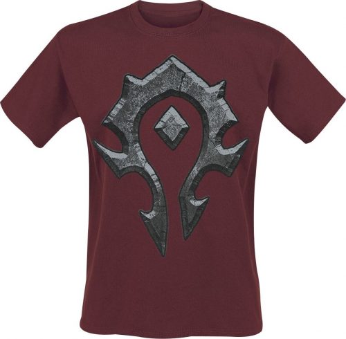 World Of Warcraft Horde Logo Tričko burgundská červeň