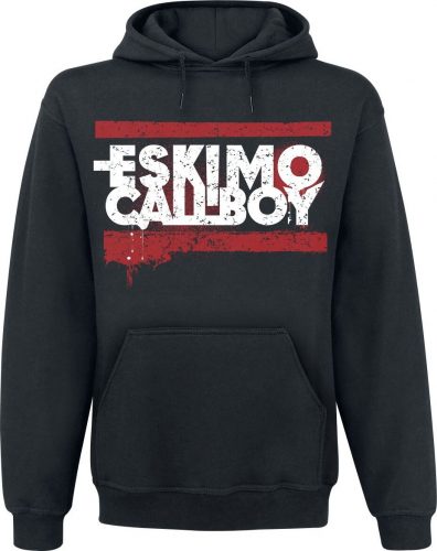 Eskimo Callboy Let's Get Fucked Up Mikina s kapucí černá