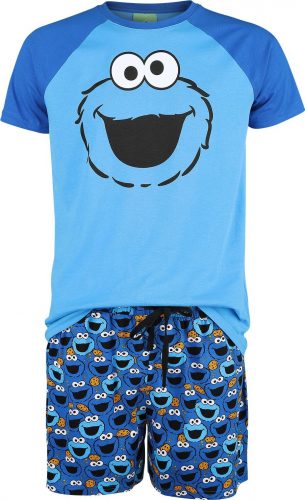 Sesame Street Cookie Monster pyžama modrá