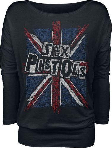 Sex Pistols Union Jack Dámské tričko s dlouhými rukávy černá