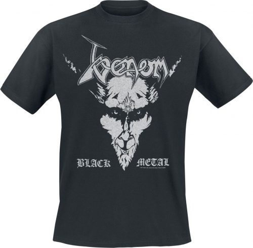 Venom Black metal Tričko černá