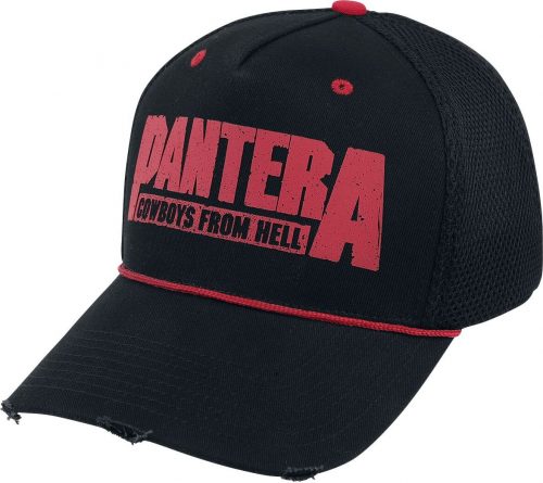 Pantera Cowboys from hell - Trucker Cap Trucker kšiltovka černá