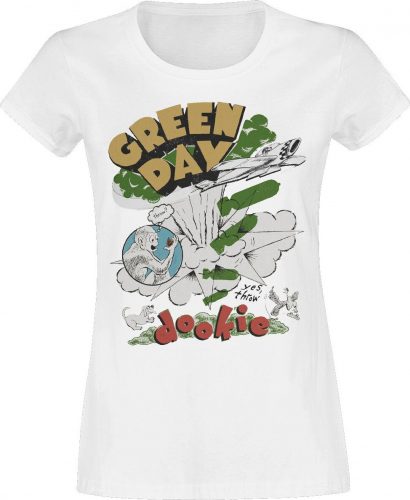 Green Day Jumble Juniors Dámské tričko bílá