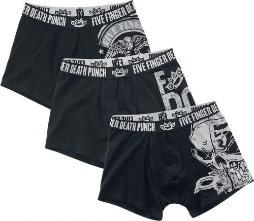 Five Finger Death Punch EMP Signature Collection Boxerky cerná/šedá